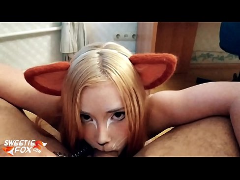 ❤️ Kitsune llyncu dick a cum yn ei cheg ❤ Fideo porn wrthon ni ☑